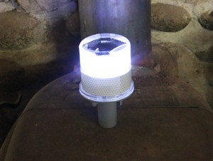 Details About Solar Powered Blinking Light Auto Led Strobe Warning Chicken Coop Security