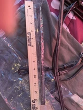 Silverleaf Hunter Pony Bridle Show Quality New With Tags Brown W/reins Fancy USA