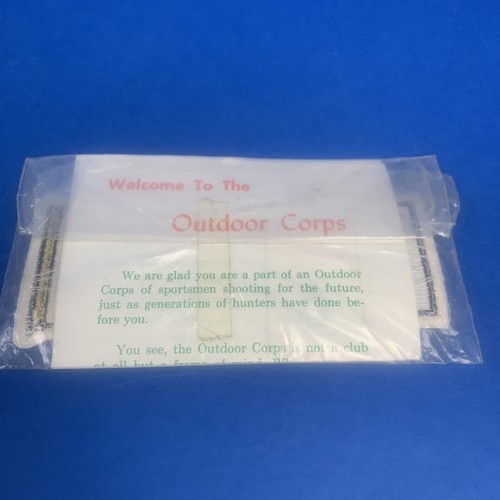 Vintage Outdoor Corps Shooting Patch - Unused In Original Plastic Packaging - Picture 5 of 5