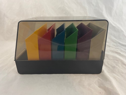Vintage - SRW Minidex 78 - 5.25" - Floppy Disk Case - With Lock & Key - RARE - Picture 6 of 8