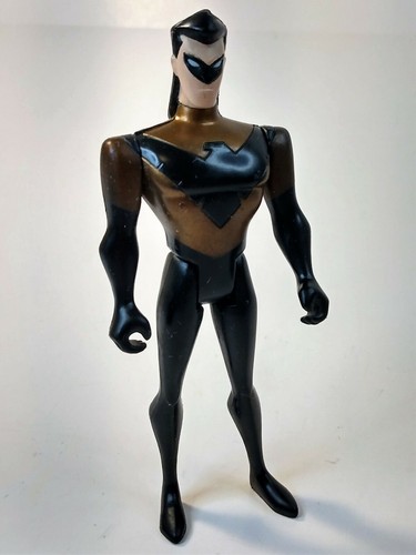 Figura de acción Black Force Shield Nightwing Robin 1998 Kenner animada Batman 5 - Imagen 2 de 12