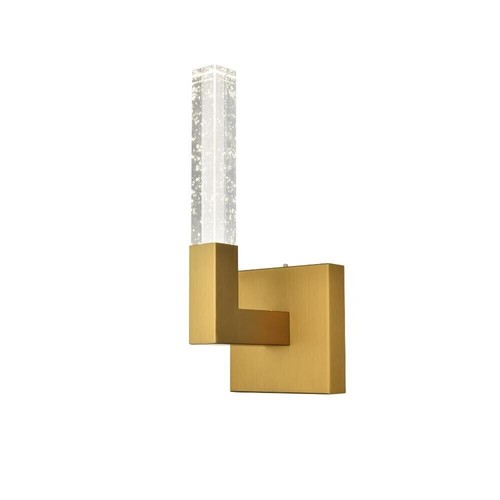 Light Fixture Wall Sconce Modern Led Goldish Foyer Dining Room Bedroom Bathroom - Picture 4 of 11