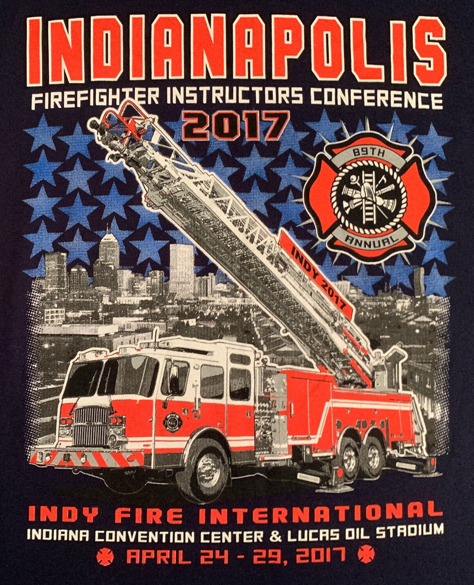 Indianapolis Fire Department Marion County Indiana IN Sz XL IFD FDNY LAFD
