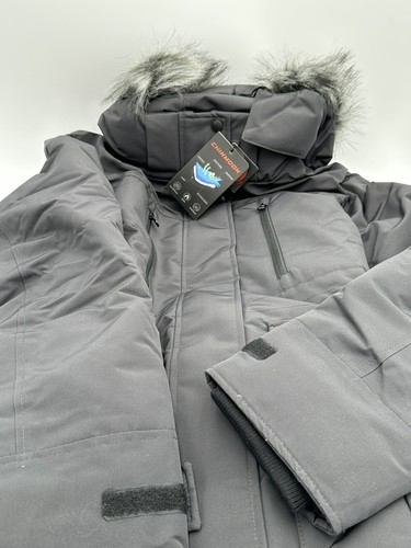 CHIN·MOON Women's Winter Coat Thickened Warm Long Parka Jacket Puffer Coat - Picture 6 of 14