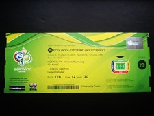 WC TICKET ENGLAND - TRINIDAD AND TOBAGO 15.06.2006 GAME 19