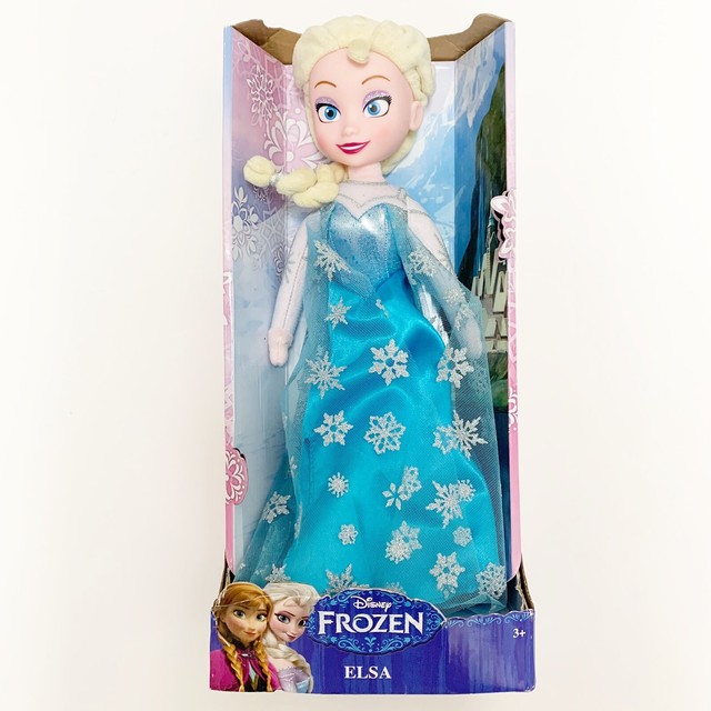 Disney Frozen Elsa Large Plush Doll. 14 Inches Tall. in Factory Box. for sale online eBay