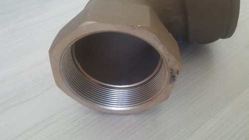 4" ELBOW MBC ALUMINUM NEW CAMLOCK FEMALE TO FEMALE TREAD - Picture 2 of 3