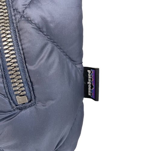 Chaqueta Patagonia para mujer M S azul marino proa bombardero plumón acolchado acolchado - Imagen 8 de 13