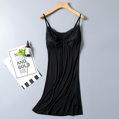 Reine Seide Pyjama 100 Maulbeerseide Pad Kleid Hängeband Nachthemd Schlupfkleid - Bild 9 von 25
