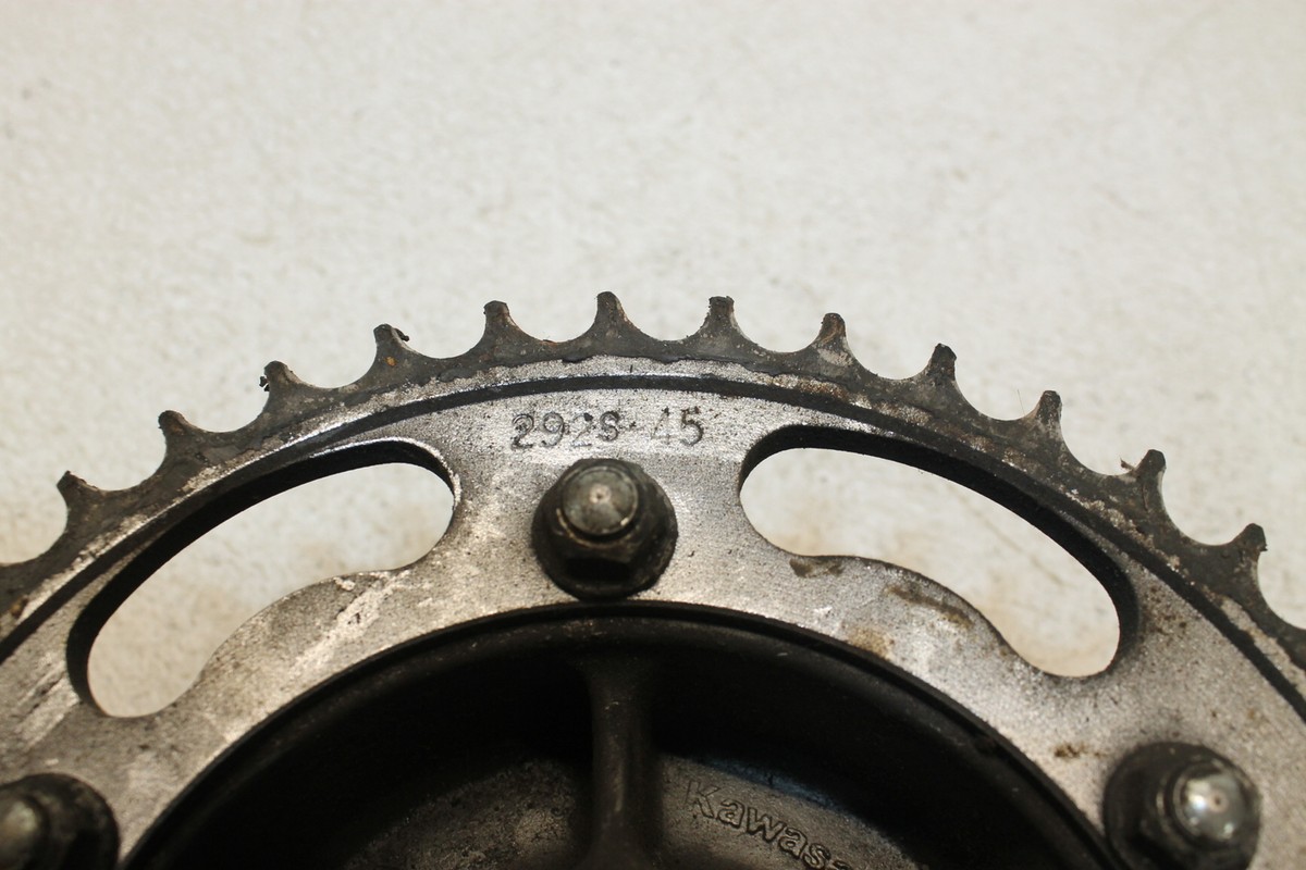 あああ 送料分 91 KAWASAKI NINJA ZX11 ZX1100 REAR BACK SPROCKET WITH HUB | eBay