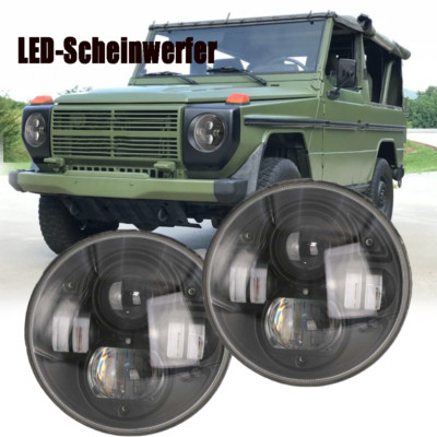 für G-Klasse 250 GD Wolf W460 W461 E9-Nummer 7 Zoll 45W 12V 24V LED Scheinwerfer