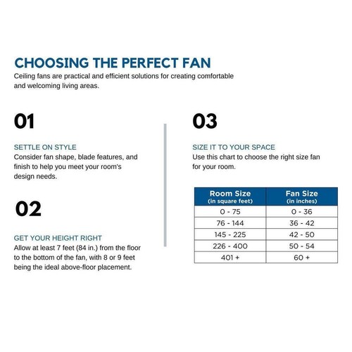 Progress Lighting Ceiling Fans Without Lights 52"W Satin Transitional White - Picture 7 of 10