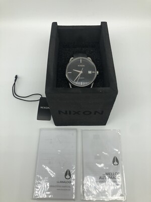 Nixon A199000 The Mellor - Fight Control 38mm Automatic Leather 