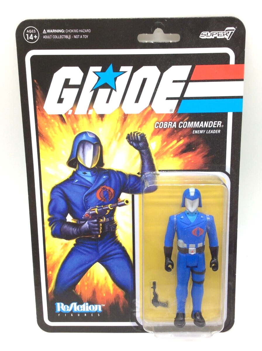 Super7 ReAction Figure G.I. Joe COBRA COMMANDER | eBay
