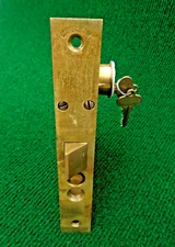 CORBIN #1323 MORTISE LOCK w/KEYS 2 3/4" BS 6 7/8" FULLY RESTORED! (40335-3)