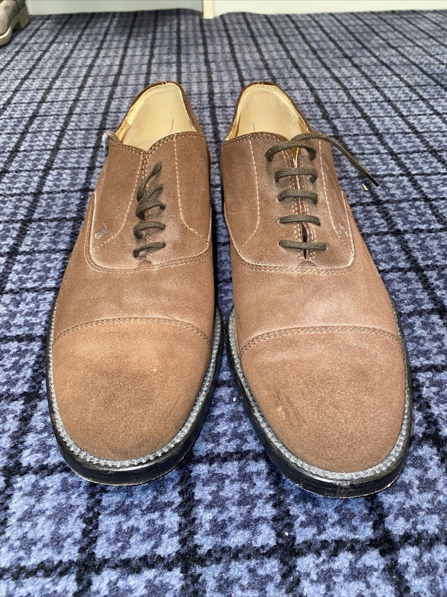 Tod’s Dark Brown Leather Oxfords Lace Up Dress Shoes Men Sz 11M US/44EU Tod main image 4