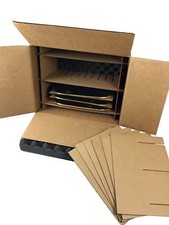 Picture Frame Shipping Storage Moving Box holds qty 10 up to 13.5"x10" - 2 PACK