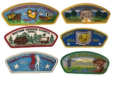 Lot of Ohio Councils 1/2 Dozen BSA CSPs Mint CSP (BHP2041)