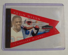1998 Playoff Contenders Registered Exchange Pennant No. 31 Kevin Dyson RC Oilers