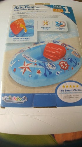 Schwimmschulen Lil' Skipper Baby Boot 28" aufgeblasen. Neue Stufe 1, 6 bis 18 Monate. - Bild 5 von 5