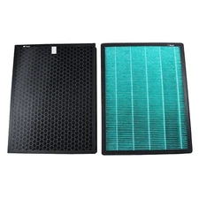 2x HQRP HEPA Air Purifier Filters + Carbon Layer for Coway Airmega Max2 400 400S