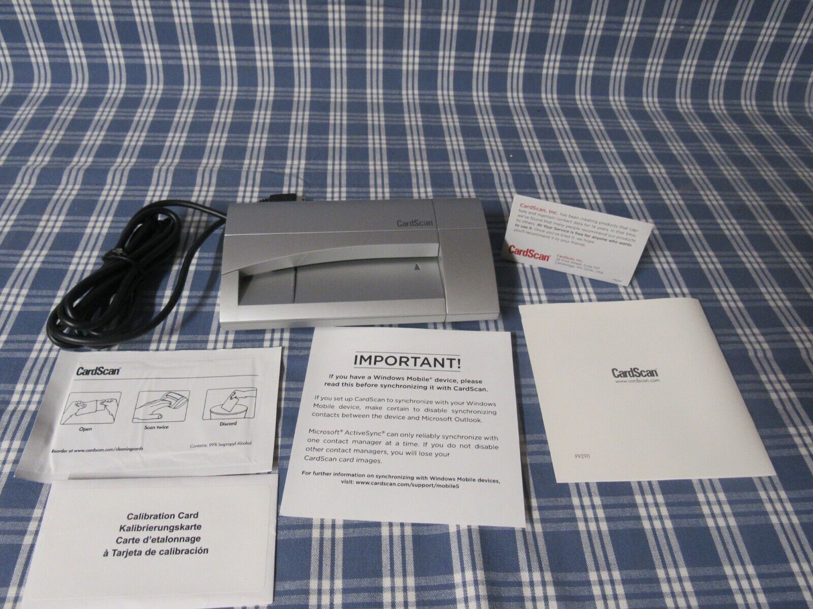 CardScan Executive V8 Pass-Through Scanner. FAST FREE SHIPPING.