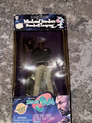   MICHAEL JORDAN BASEBALL LEAGUER SPACE JAM PLYAMATES 1996 WB TOY GALAXY NEW  