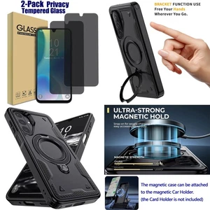 Pour Samsung Galaxy A06/A16/A26 5G Couverture de boîtier magnétique / Protection de l'écran de confidentialité