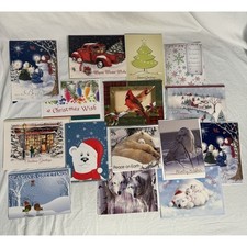 Assorted Lot of 15 Christmas Cards with Envelopes New