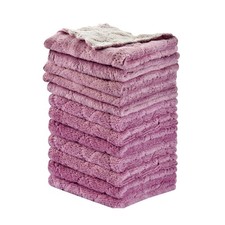 12PCS Super Absorbent Cleaning Cloths Multipurpose Reusable Kitchen Dish Towels