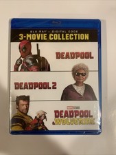 Deadpool 3-Movie Collection (Blu Ray + Digital Code) Wolverine Brand New Sealed