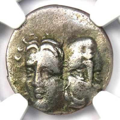 Moesia Istrus Silver AR Drachm Greek Istros Coin 300 BC - Certified NGC VF
