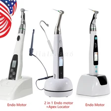 Dental LED Endo Motor 16:1 Contra Angle / 2in1 Apex Locator Root Canal / Files