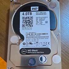 Western Digital WD Black 4TB 3.5" SATA Internal HDD 7200RPM 64MB WD4003FZEX
