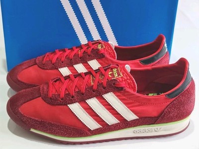 ADIDAS *SL 72* (EF5108) HERREN SNEAKER ROT WEISS BURGUNDER UK 9 EU 43 1/3