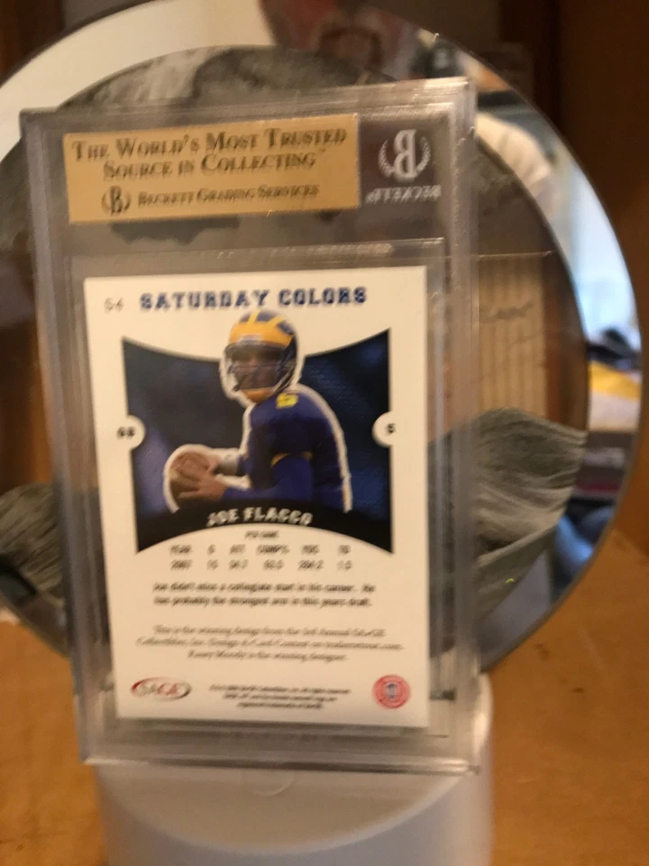 NAVIDAD 2008 JOE FLACCO SAGE HIT S4 NOVATO IMPECABLE 10 MARRONES 13 VS PACKERS 10 Foto 2 de 4