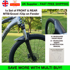 2x SET PARAFANGO UNIVERSALE ANTERIORE/POSTERIORE - MTB/GHIAIA BICI Velo-Tool™