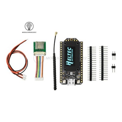 Heltec V4 ESP32 LoRa 32 WiFi 28dBm Dev Board Solar/GNSS Antenna GPS Module