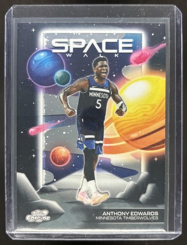 Anthony Edwards 2025-26 Topps Cosmic Chrome Space Walk Timberwolves