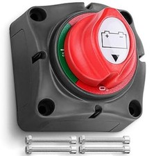 Disconnect Switch - Top  Side Mount - 275 amp, 12-48 V - Heavy Duty Rotary