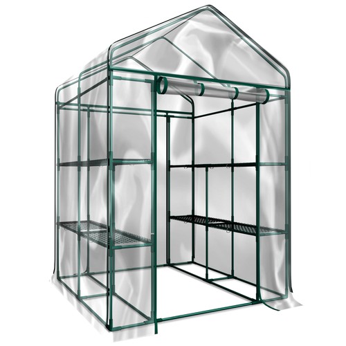 HOME-COMPLETE GREENHOUSE - WALK-IN GREENHOUSE - 8 STURDY - Scratch & Dent