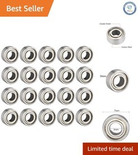 High-Speed 683ZZ Carbon Steel Ball Bearings 20pcs - 3x7x3mm Durable Design