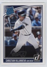 2018 Panini Chronicles Donruss Rated Rookies Christian Villanueva #271 qf6