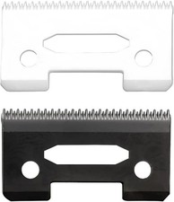 Professional Replacement Clipper Ceramic Blades Stagger Tooth 2 Holes Precision