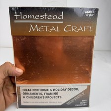 Homestead Metal Craft Copper Sheet 6x8 A602-1 DIY Embossing Tooling Art Craft