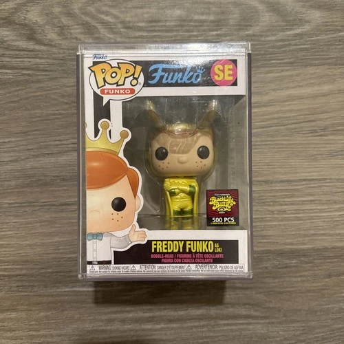 Funko Pop! Marvel Freddy Funko as Loki Metallic #SE LE 500 w/ Hard Case