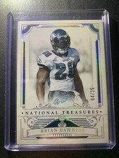2025 Panini National Treasures - Brian Dawkins #82 Holo Silver 4/25