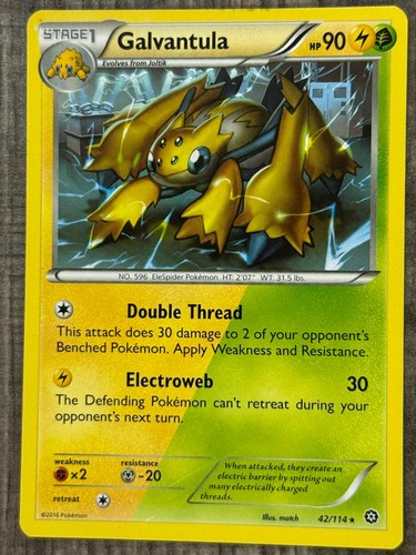 Galvantula 42/114 Rare Steam Siege Pokemon LP