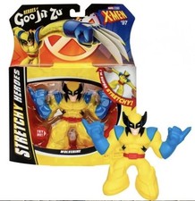 Heroes of Goo Jit Zu X-Men '97 Wolverine Stretchy Action Figure, with Metallic