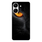 Coque en silicone imprimée compatible Xiaomi Redmi 13C 4G Oeil de Panterre